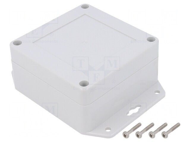 Carcasă universală ABS gri deschis 90x90x45mm