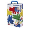 Set constructie Iepurasi Miniland, 8 piese, 1+ ani, joc educativ motricitate, multicolor