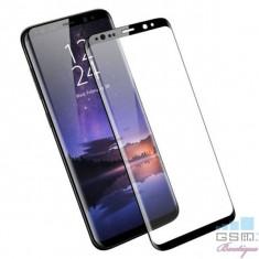 Folie Sticla Protectie Display Samsung Galaxy S9 G960 Acoperire Completa Neagra foto