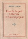 Ideea de dreptate si libertate in cintecul popular