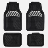 Set 4 Covorase Auto din PVC, Negru, Antiderapante, CMCLASS
