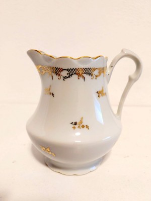 Carafa mica, letiera portelan fin M&amp;amp;S Porcelaine Fine Extra Blanche foto