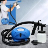 Aparat de Vopsit Electric 650W &ndash; Pistol de Zugravit Portabil cu Compresor si Furtun Flexibil