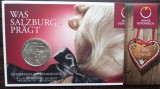 MONEDA DIN ARGINT IN BLISTER AUSTRIA - 10 EURO 2014 - SALZBURG