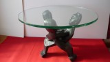 MASUTA, MASA, PIEDESTAL DIN LEMN SCULPTAT, PLIANTA