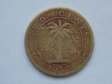 TWO CENTS 1937 LIBERIA, Africa