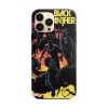 Husa compatibila cu Apple iPhone 14 Pro Max model Black Phanter, Silicon, TPU, Viceversa, Transparent, Carcasa