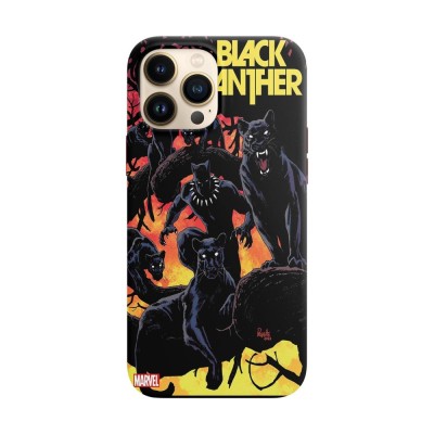 Husa compatibila cu Apple iPhone 12 model Black Phanter, Silicon, TPU, Viceversa foto