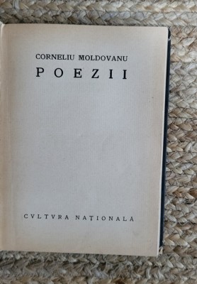 CORNELIU MOLDOVAN -POEZII ,1924 foto