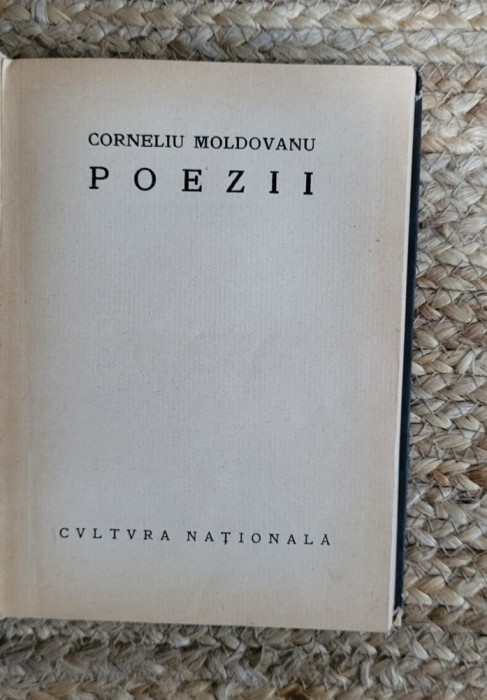 CORNELIU MOLDOVAN -POEZII ,1924