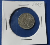 M3 C50 - Moneda foarte veche - Anglia - six pence - 1965