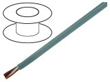 Cablu electric gri 6x0,34mm2 neecranat 300V Cu litat Clasa 5