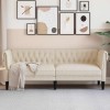 VidaXL Canapea Chesterfield cu 3 locuri, in 372563