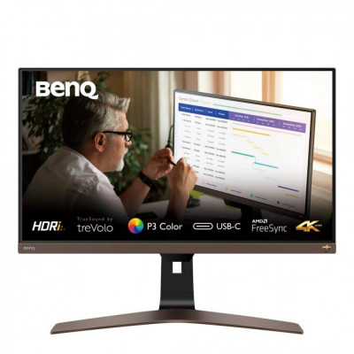 MONITOR BENQ EW2880U 28 inch, Panel Type: IPS, Backlight: LED backlight ,Resolution: 3840x2160, Aspect Ratio: 16:9, Refresh Rate:60Hz, Responsetime Gt foto