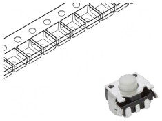 Micro&icirc;ntrerupător TACT SPST-NO 0,05A 12VDC PCB