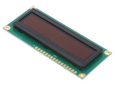 Afișaj OLED Alfanumeric 16x1 Alb 80x36x10mm foto