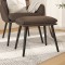vidaXL Taburet, gri taupe, 45x29,5x35 cm, material textil