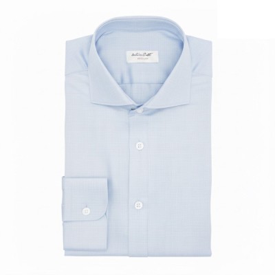 Camasa barbati regular bleu deschis CRE04 foto
