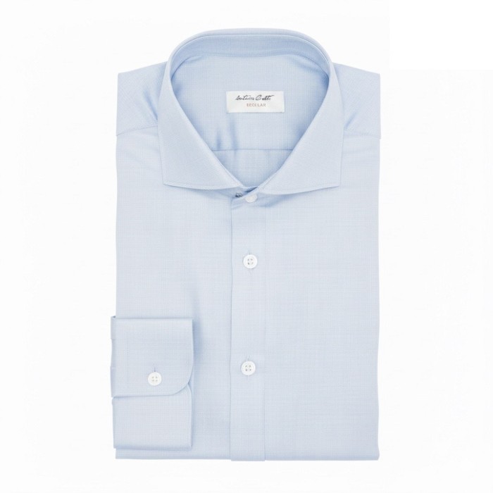 Camasa barbati regular bleu deschis CRE04