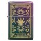 Bricheta originala Zippo, Cannabis Design Iridescent Laser Engrave