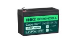 Baterie Green Cell CUBE LiFePO4 10Ah 12.8V 128Wh Litiu Fier Fosfat pentru UPS, Monitorizare