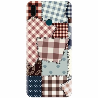 Husa silicon pentru Huawei Y9 2019, Patchwork Vector foto