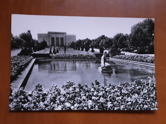 Eforie Sud - vedere din parc - carte postala ciculata 1966