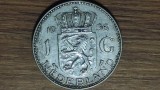 AG10 Olanda - 6.5 gr argint 720 - moneda de colectie - 1 gulden 1956 stare f buna, XF/XF+