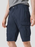 Pantaloni scurti barbati John cu talia medie si croiala Regular fit, Albastru