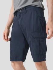 Pantaloni scurti barbati John cu talia medie si croiala Regular fit, Albastru foto