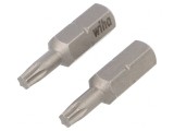 Bit Torx TX15, 25mm, Wiha, Set 2 buc. - Capete Surubelnita Profesionala