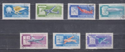 A12 S4 8 - Timbre foarte vechi - Ungaria - aviatie foto