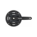 Angrenaj pedalier Shimano FC-MT101, pentru 9 viteze, brat 175mm, 40X30X22T, CG,... Cod:EFCMT101E002CLB