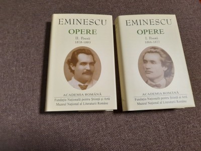 MIHAI EMINESCU POEZII/OPERE 2 VOLUME EDITIE DE LUX foto