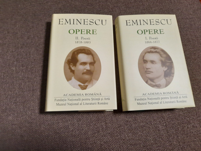 MIHAI EMINESCU POEZII/OPERE 2 VOLUME EDITIE DE LUX