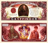 !!! SUA = FANTASY NOTE (TJ6) = CASA GRYFFINDOR - 2019 - UNC / SERIA HARRY POTTER