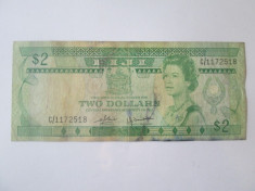 Fiji 2 Dollars 1980 foto