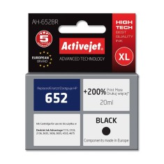 Cartus compatibil hp 652 xl pentru hp, 20 ml, 720 pag, negru, premium