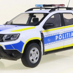 Macheta Dacia Duster Politia Romana - 1/18 Solido