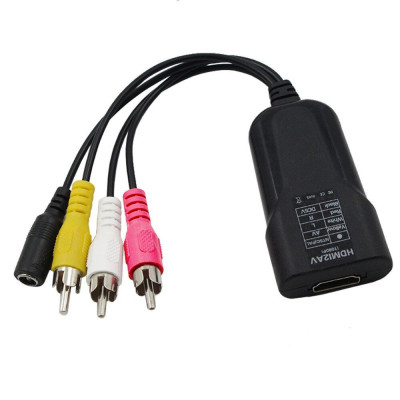 Convertor HDMI - AV (RCA) adaptor HDMI la Audio Video Full HD 1080p PS3 PS4 XBOX foto