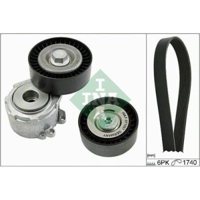 Set curea transmisie Citroen C5 I (Dc) 03.01-03.05, C5 I Break (De) 06.01-09.04, C5 2 (Rc) 08.04-09.08, C5 2 Break (Re) 09.04-08.08, C8 (Ea Eb) 06.02 foto