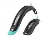 Set 2 aparatoare noroi pentru bicicleta de 20&quot;, culoare negru/turcoaz Cod:AWR2179MB