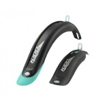 Set 2 aparatoare noroi pentru bicicleta de 20&quot;, culoare negru/turcoaz Cod:AWR2179MB