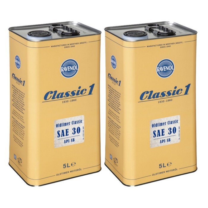 Pachet 10 litri ulei Ravenol Oldtimer Classic SAE 30 API SB