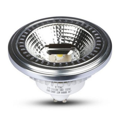 Spot LED GU10 12W AR111 3000K alb cald foto