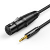 Cablu Audio Ugreen Mini Mufă De 3,5 Mm (mascul) - XLR (femă) 2m Negru (AV182) 20244-UGREEN