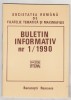 Bnk fil Soc. romana de filatelie tematica si maximafilie - buletin info 1/1990
