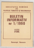 Bnk fil Soc. romana de filatelie tematica si maximafilie - buletin info 1/1990