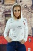 K571-2 Bluza tip hanorac cu imprimeu colorat, S/M