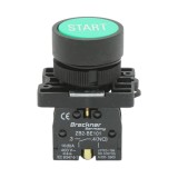 Buton comanda verde START cu revenire 1NO, 400V/10A, LAY5 Breckner Germany